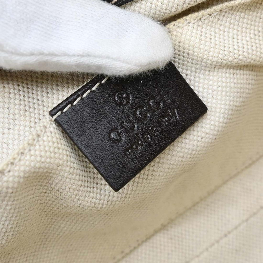 Borsa Gucci GG Sherry Vintage in Tela Beige