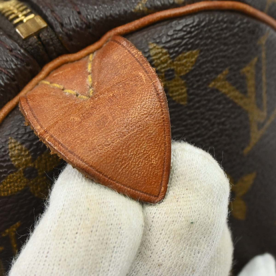 Borsa Louis Vuitton Speedy 40 Vintage in Tela Monogram e Pelle Marrone — Rif. VI454