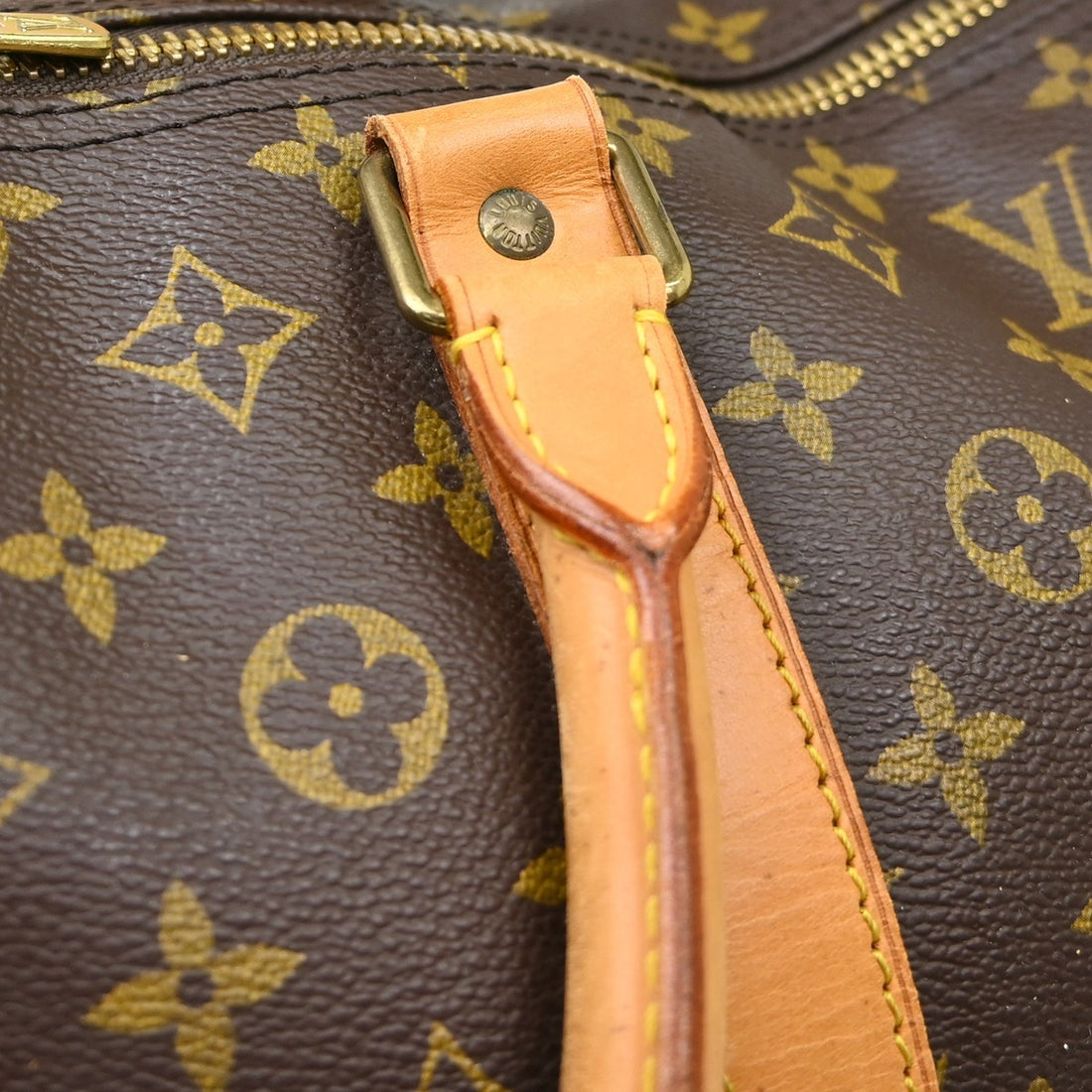 Borsa Louis Vuitton Keepall 60 Vintage da Viaggio in Tela Monogram