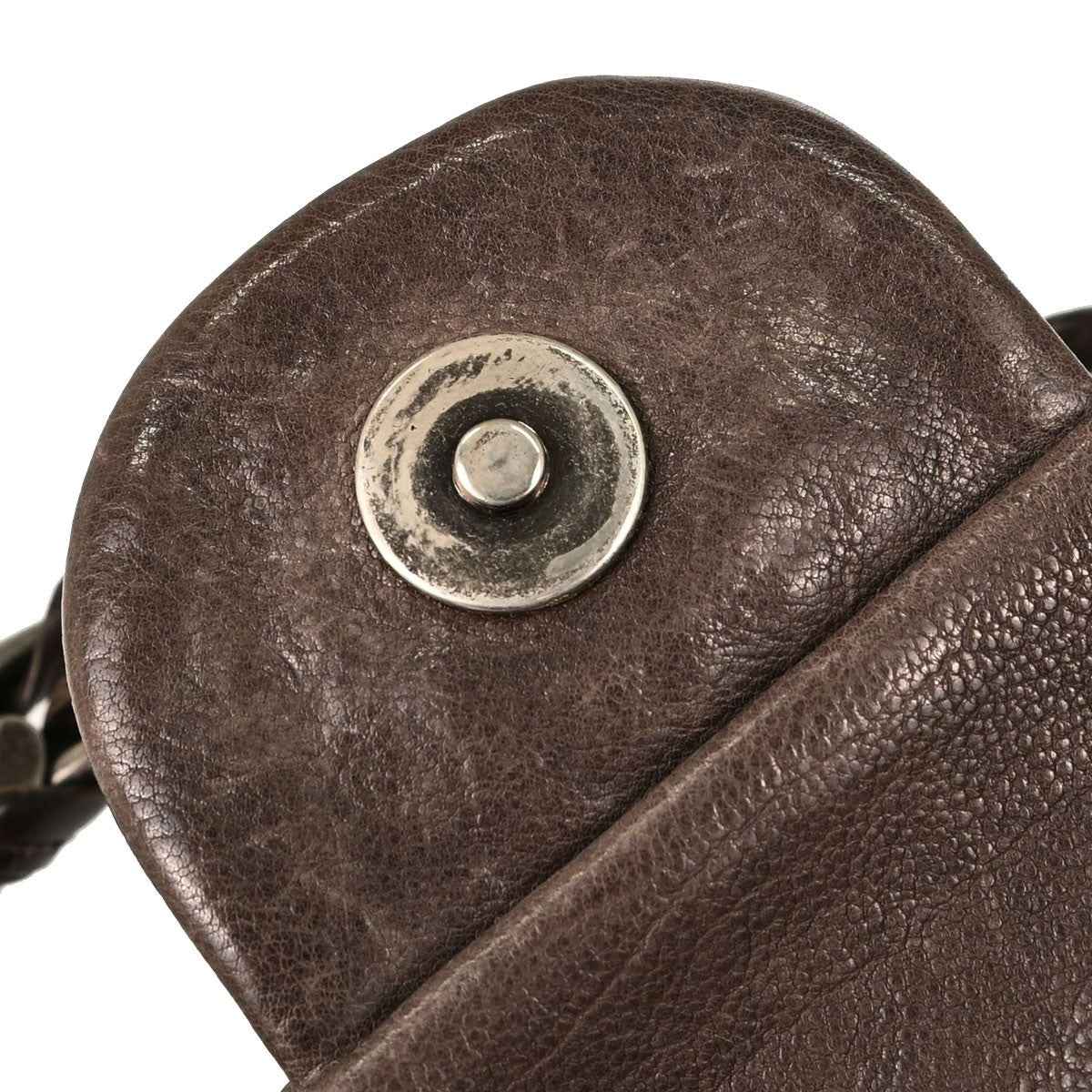 Chanel Brown Calfskin Modern Chain Handbag