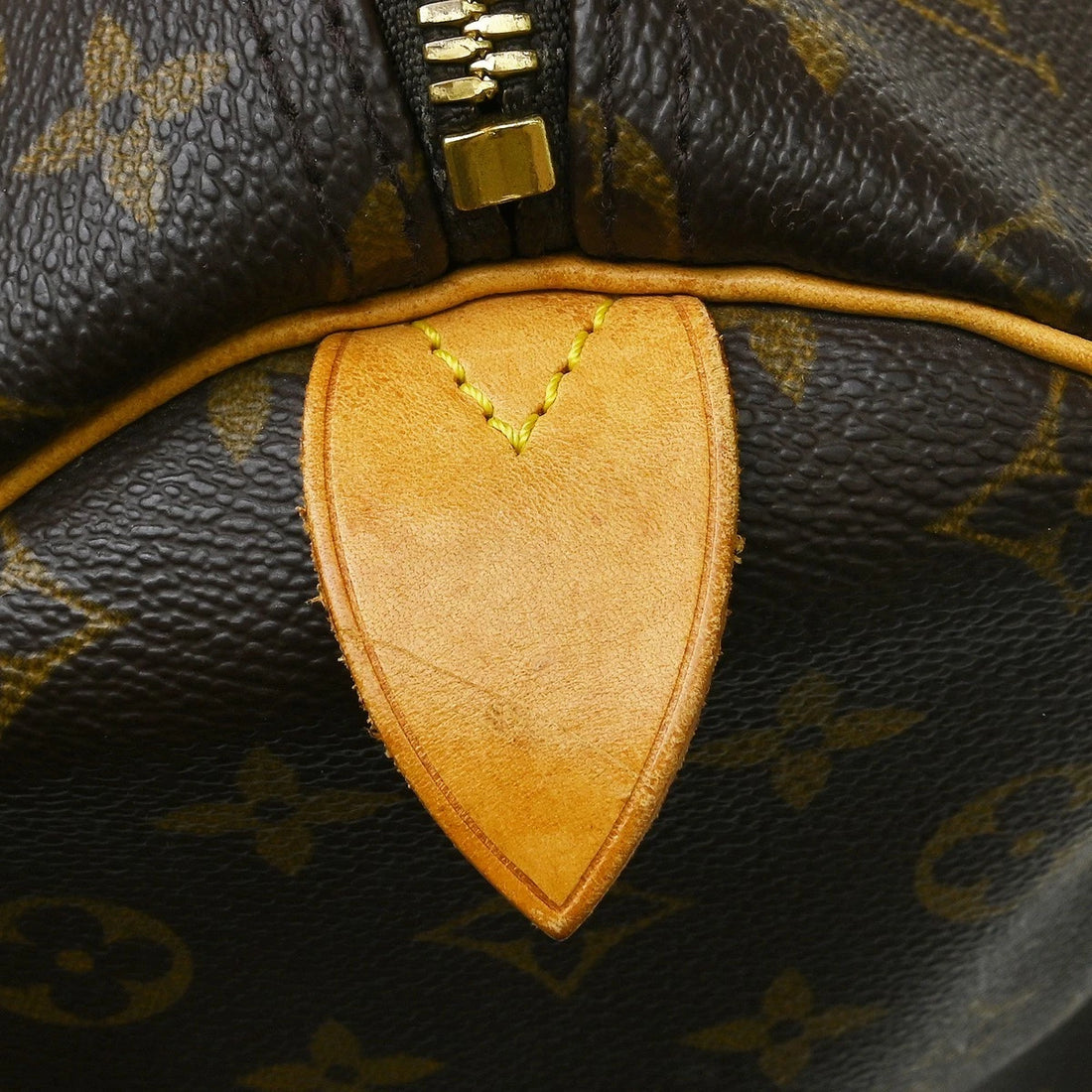 Borsa Louis Vuitton Keepall 55 Travel Handbag Vintage in Monogram Canvas, Leather Marrone
