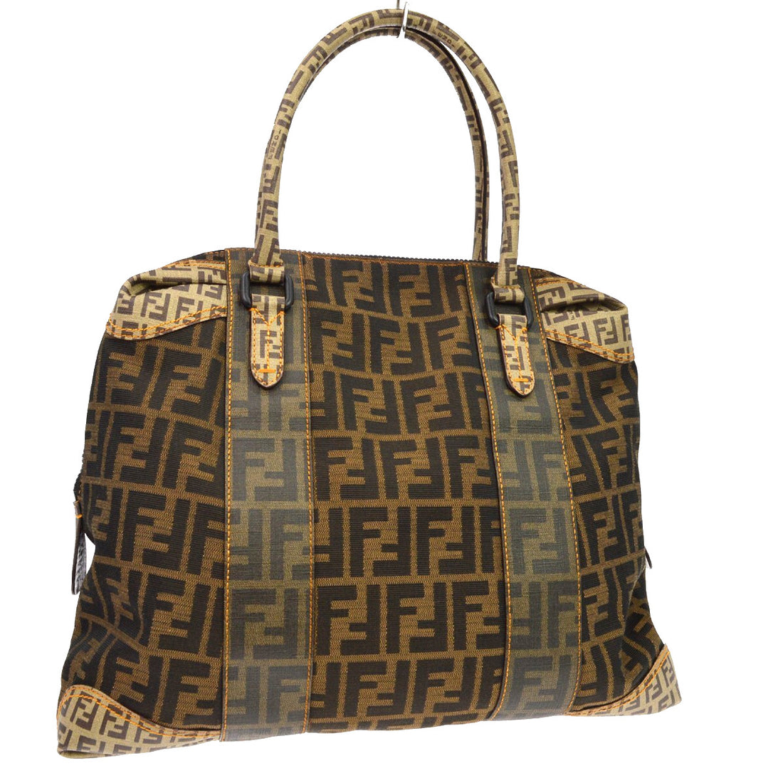 Borsa Fendi Zucca Tote Grande Vintage in Tela Tabacco