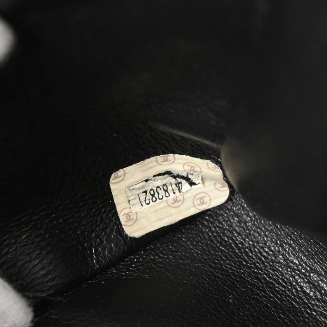 Borsa Chanel Single Flap Vintage in Pelle di Agnello Nera