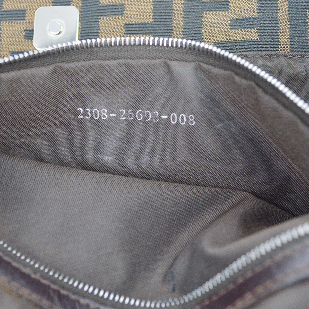 Fendi Zucca Tote Vintage in Tela Marrone