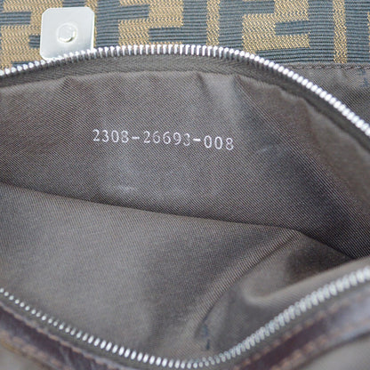 Fendi Zucca Tote Vintage in Tela Marrone