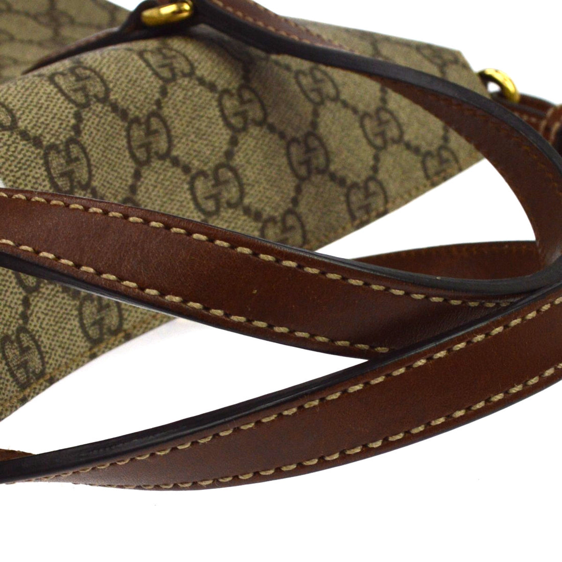 Borsa Gucci GG Supreme 2way Vintage in Tela Beige