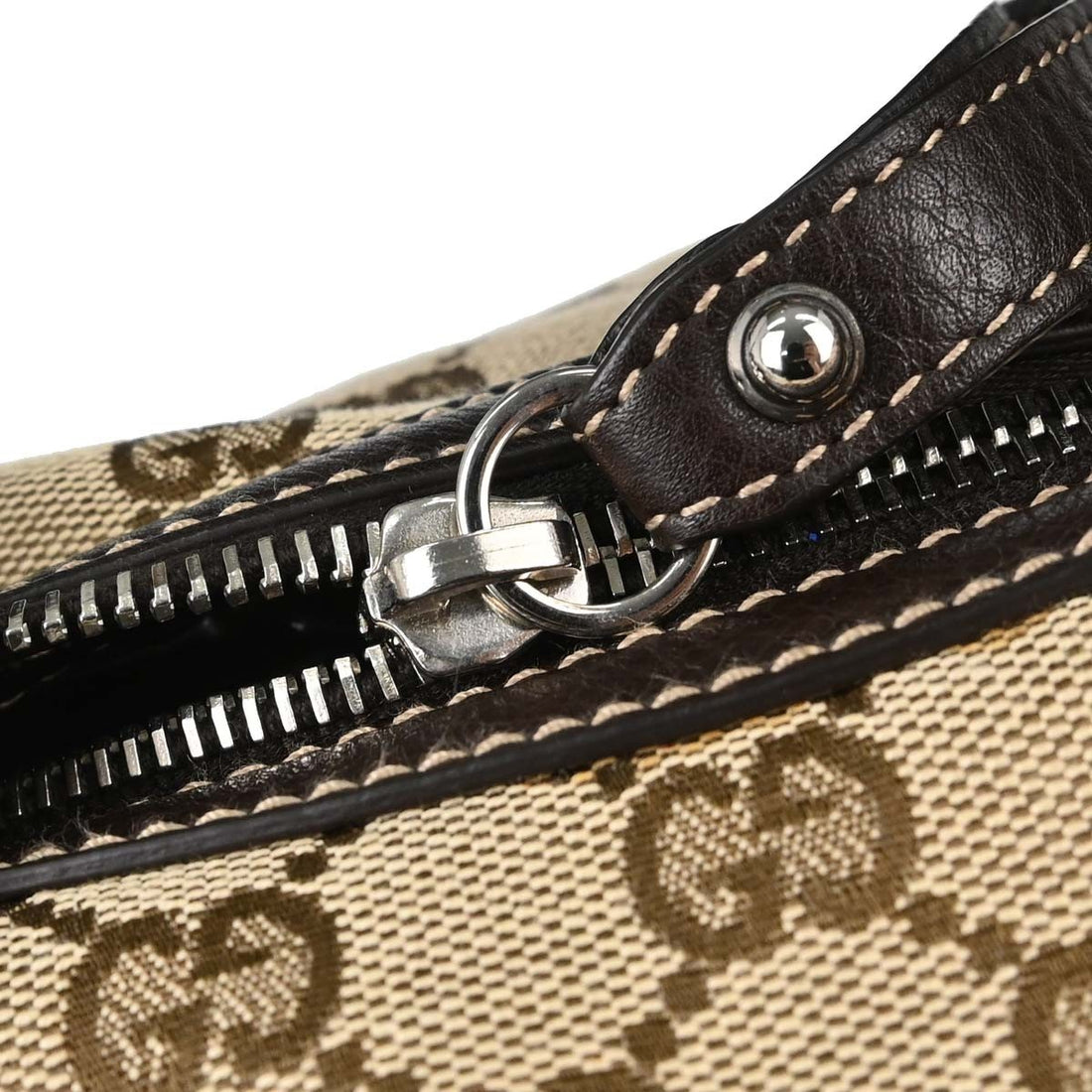 Borsa Gucci Hobo GG 2 Vie Vintage in Tela Beige