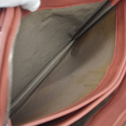 Bottega Veneta Intrecciato Briefcase Vintage in Pelle Argilla