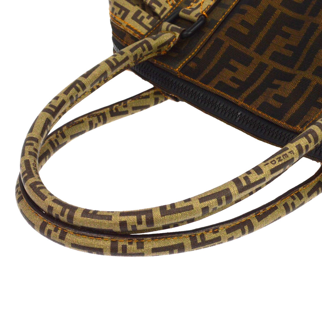 Borsa Fendi Zucca Tote Grande Vintage in Tela Tabacco