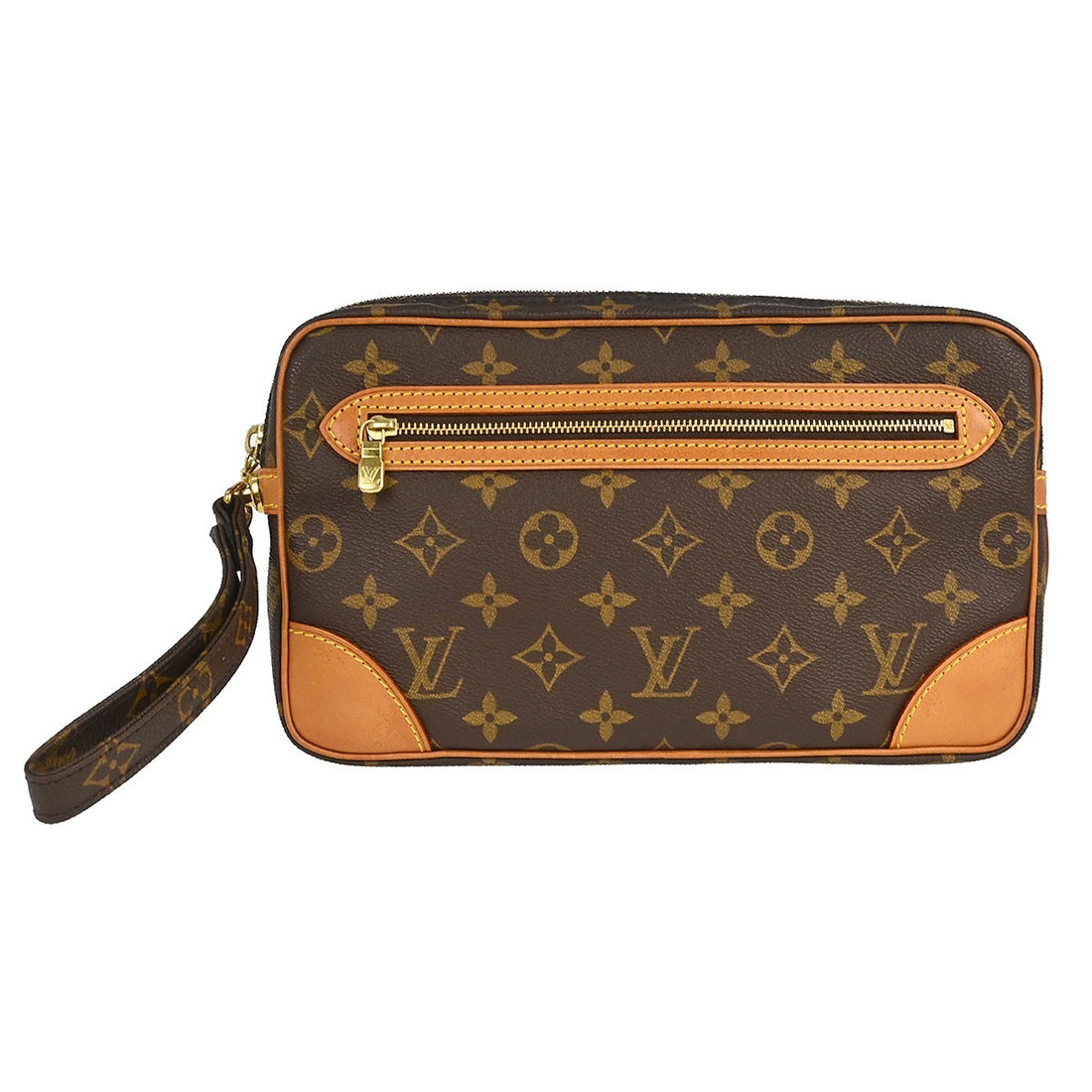 Pochette Louis Vuitton Marly Dragonne GM Vintage in Tela Monogram