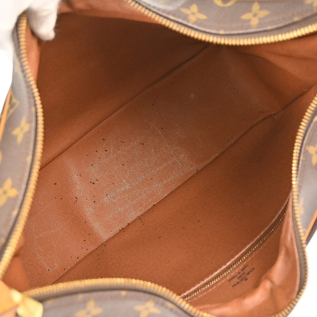 Borsa Louis Vuitton Boulogne 35 Shoulder Bag Vintage in Leather Marrone