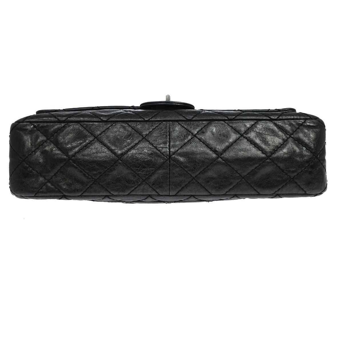Chanel 2.55 Reissue Flap Black Aged Calfskin Shoulder Bag Vintage
