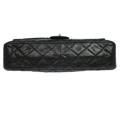 Chanel 2.55 Reissue Flap Black Aged Calfskin Shoulder Bag Vintage