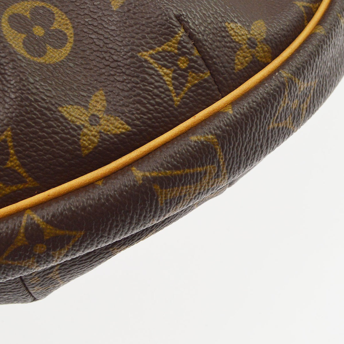 Borsa Louis Vuitton Croissant MM Vintage in Tela Monogram e Pelle Marrone