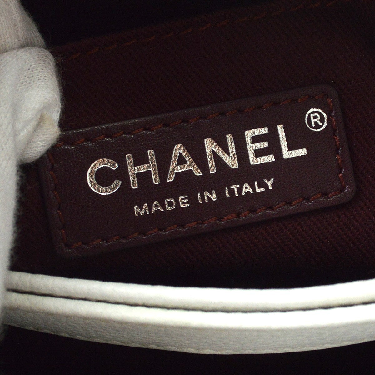Chanel White Calfskin 2way Handbag