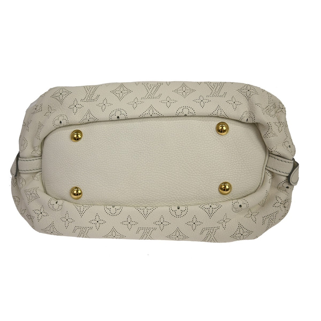 Louis Vuitton Mahina XS Vintage in White Perforated Leather Handbag