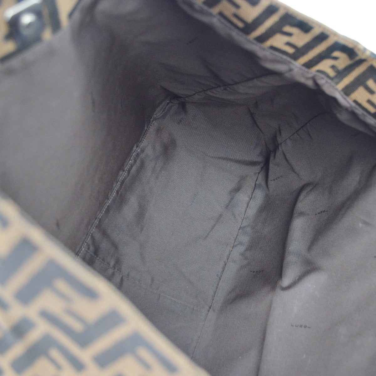 Fendi Zucca Tote Vintage in Tela Marrone