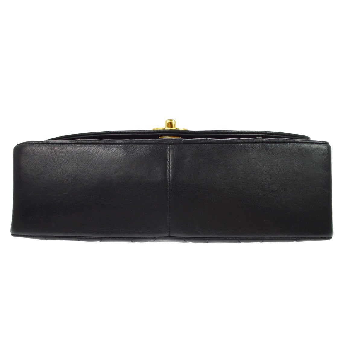Chanel Black Lambskin Small Diana CC Single Chain Shoulder Bag
