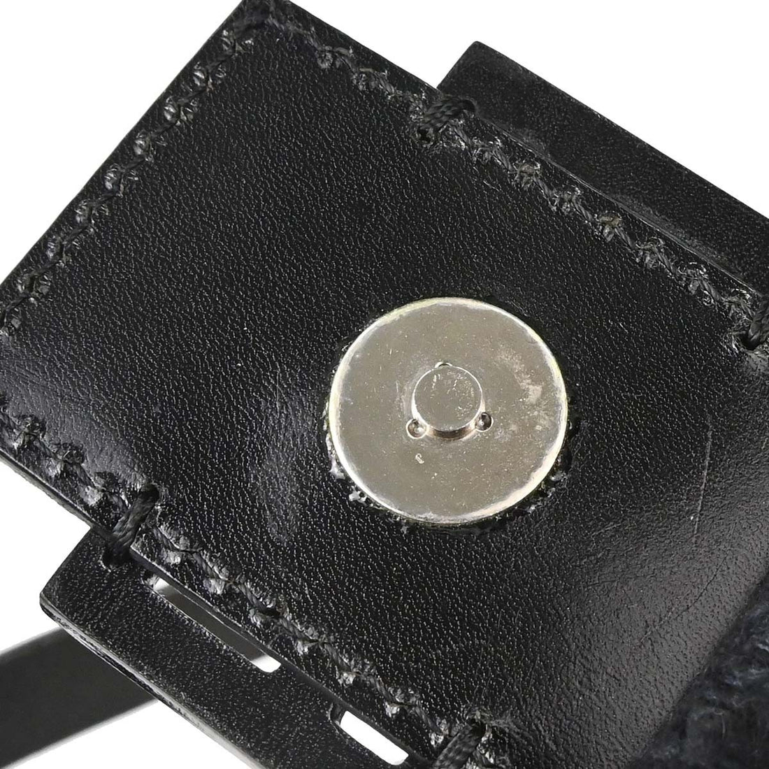 Borsa Fendi Mamma Baguette Vintage in Lana Nera