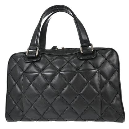 Borsa Chanel Wild Stitch Vintage in Pelle di Vitello Nera