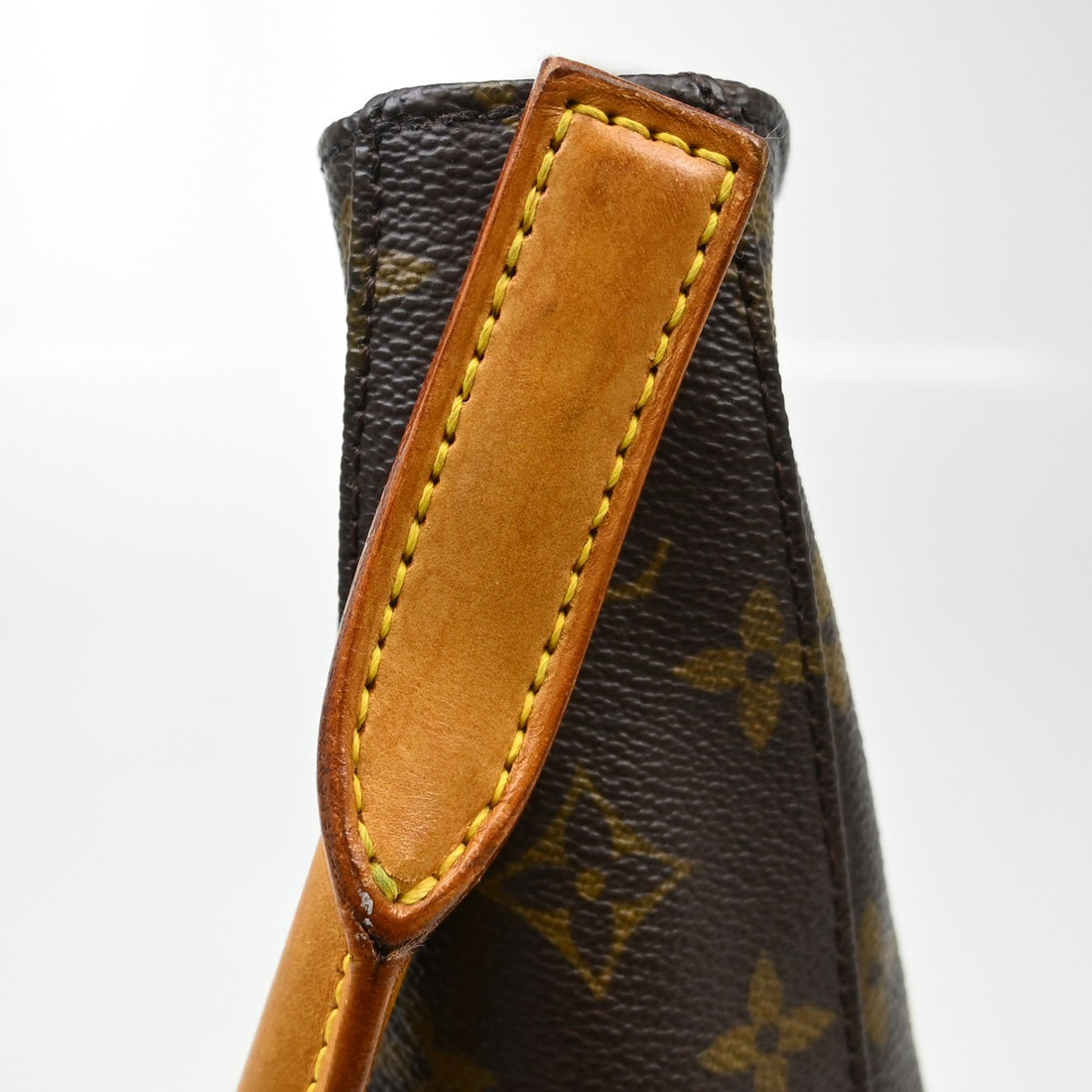Borsa Louis Vuitton Looping GM Vintage in Pelle Marrone