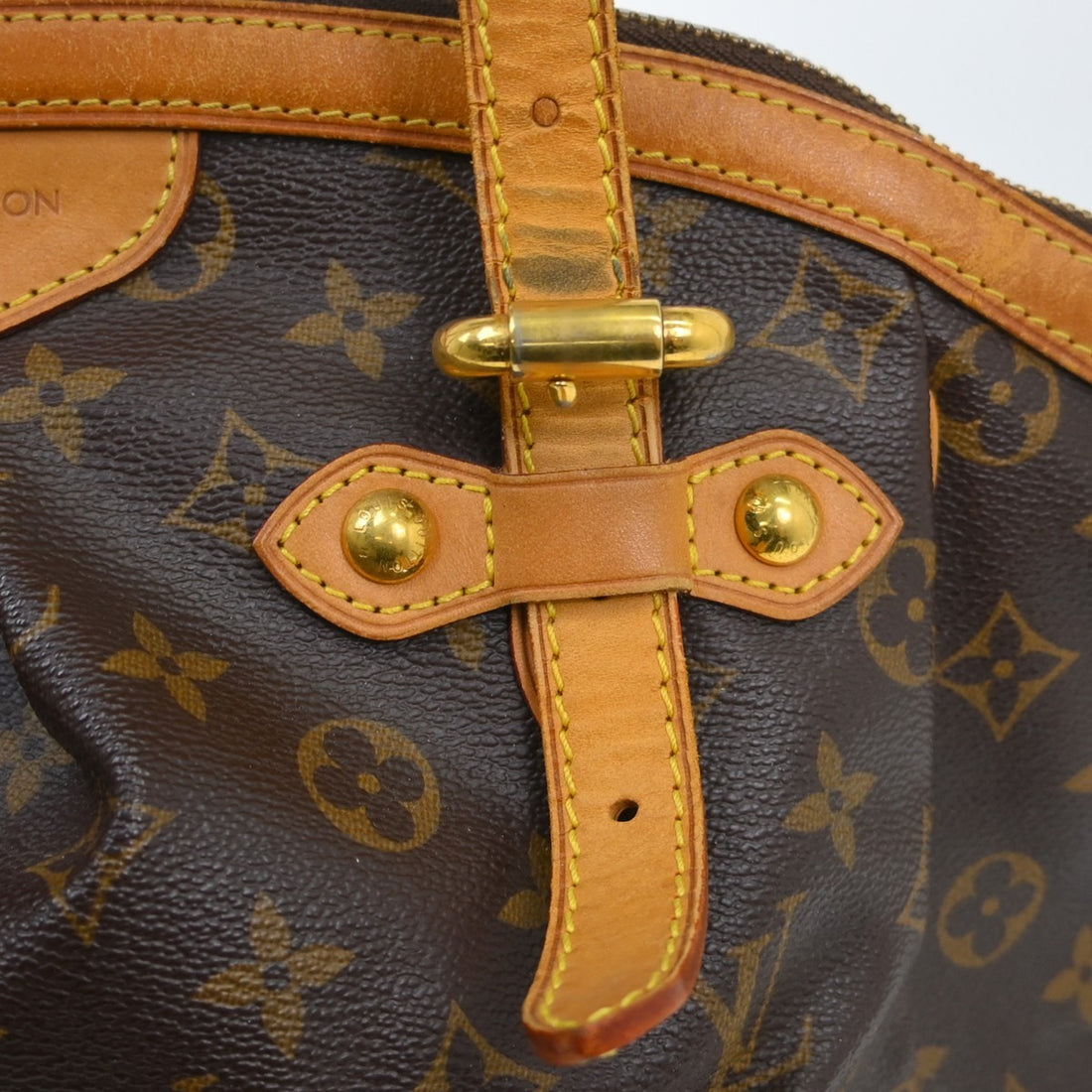 Borsa Louis Vuitton Tivoli GM Vintage in Tela Monogram Marrone