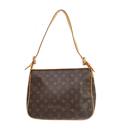 Borsa Louis Vuitton Hudson GM Vintage in Tela Monogram Marrone