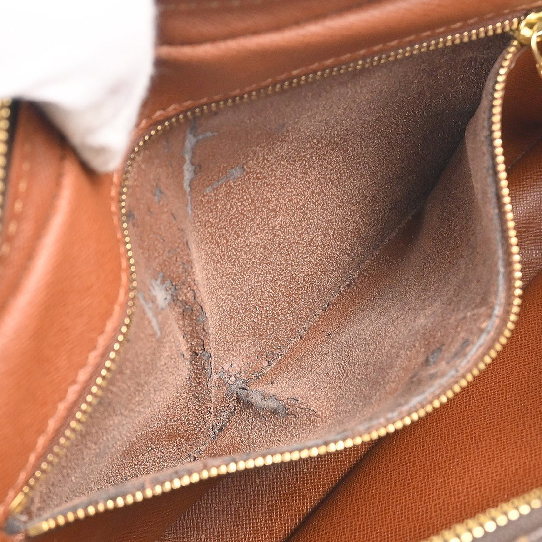 Pochette Louis Vuitton Marly Dragonne GM Vintage in Tela Monogram
