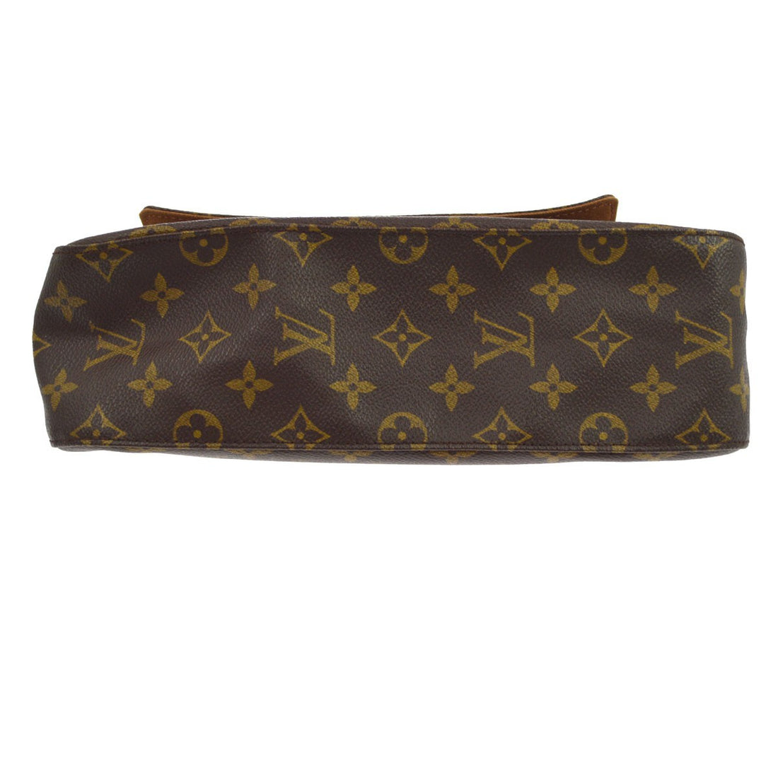 Borsa Louis Vuitton Monogram Mini Looping Handbag Vintage in Monogram Canvas, Pelle Marrone