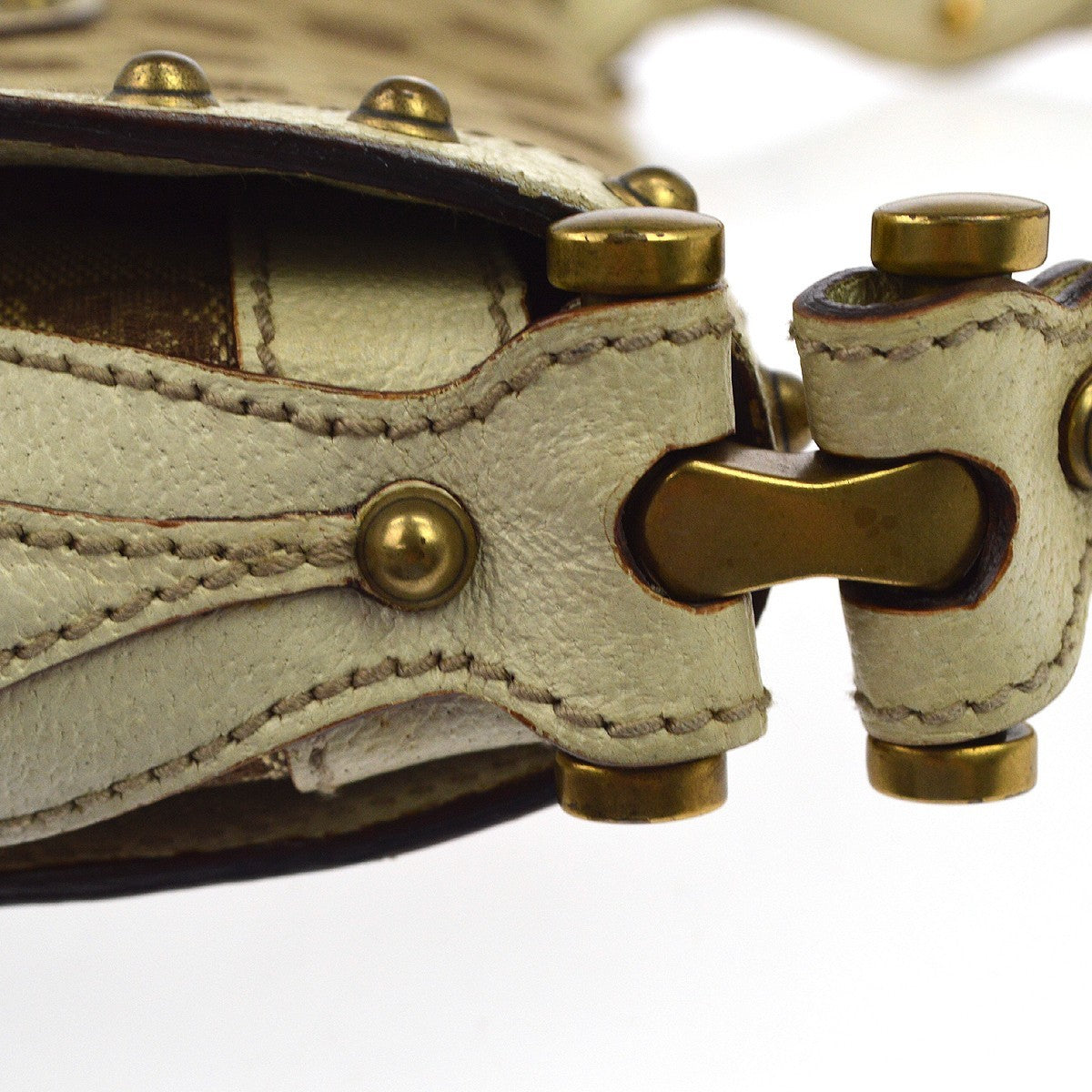 Gucci GG Horsebit Studded Runway Shoulder Bag Vintage
