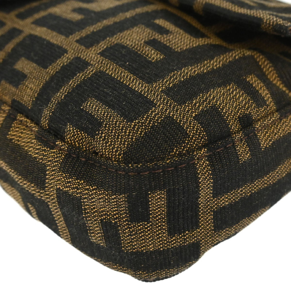 Fendi Brown Zucca Baguette Handbag