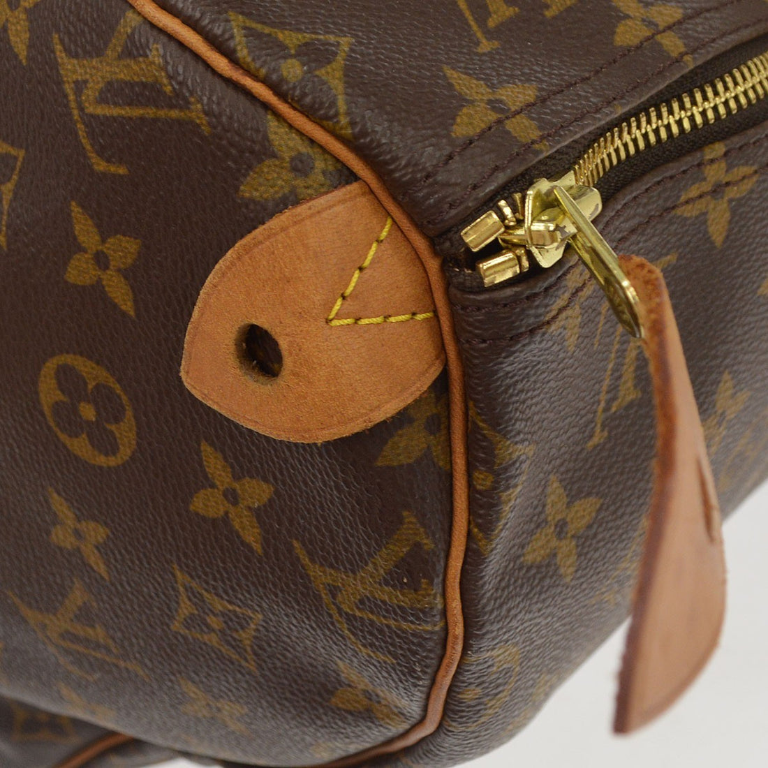 Borsa Louis Vuitton Speedy 40 Vintage in Tela Monogram e Pelle Marrone