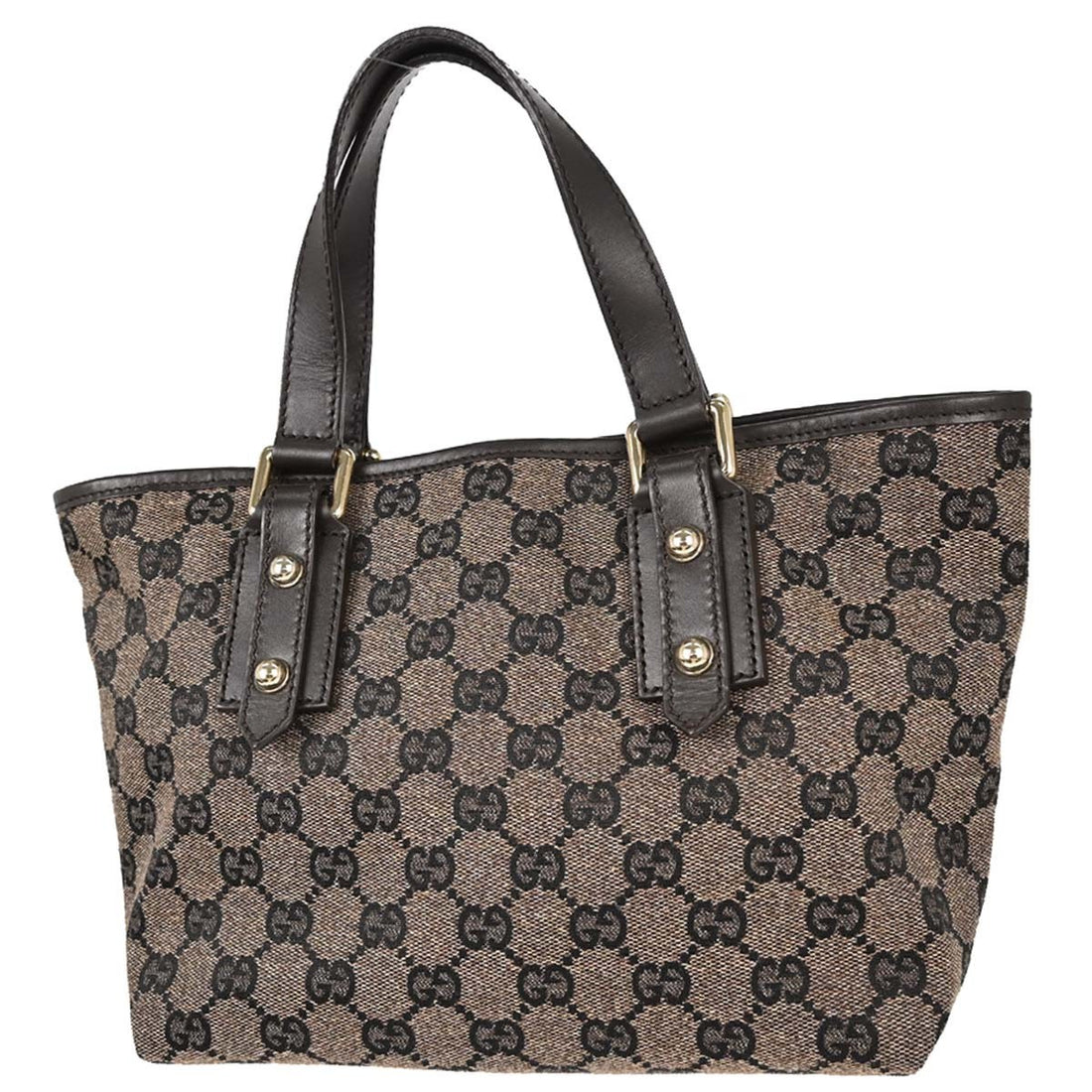 Borsa Gucci GG Tote Vintage in Tela Marrone