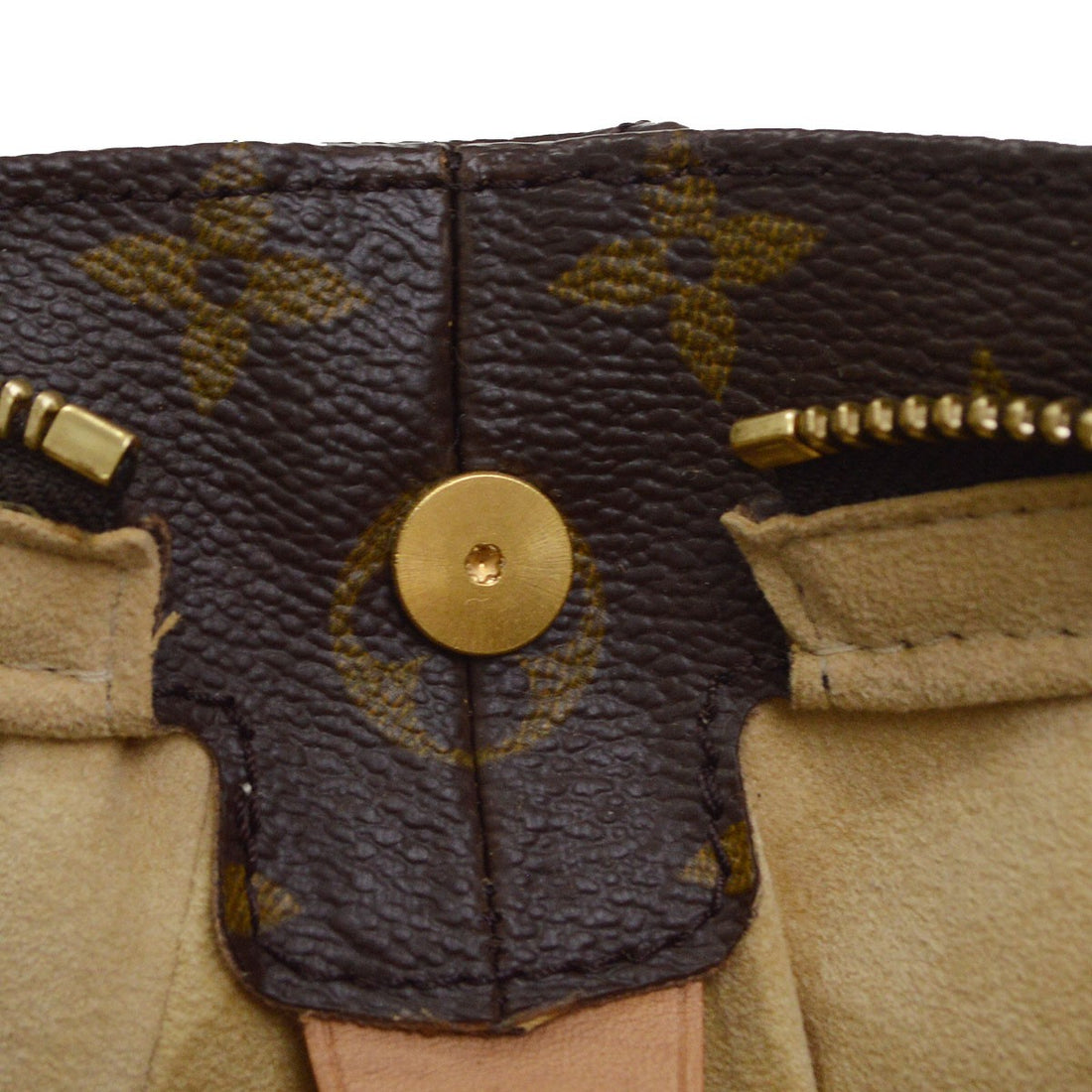 Borsa Louis Vuitton Looping GM Shoulder Bag Monogram Vintage in Monogram Canvas Marrone