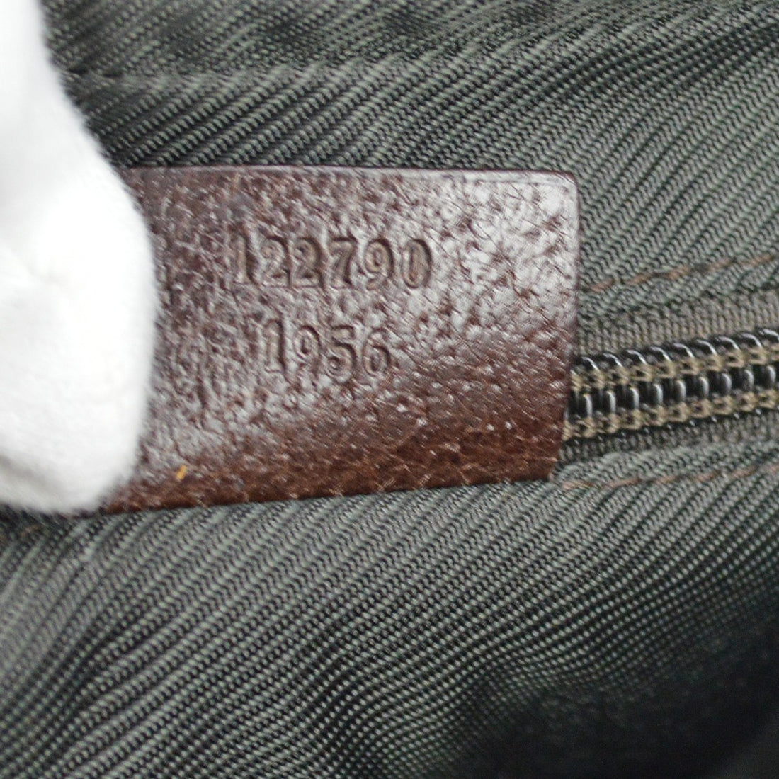 Borsa Gucci a Tracolla GG Vintage in Tela Marrone