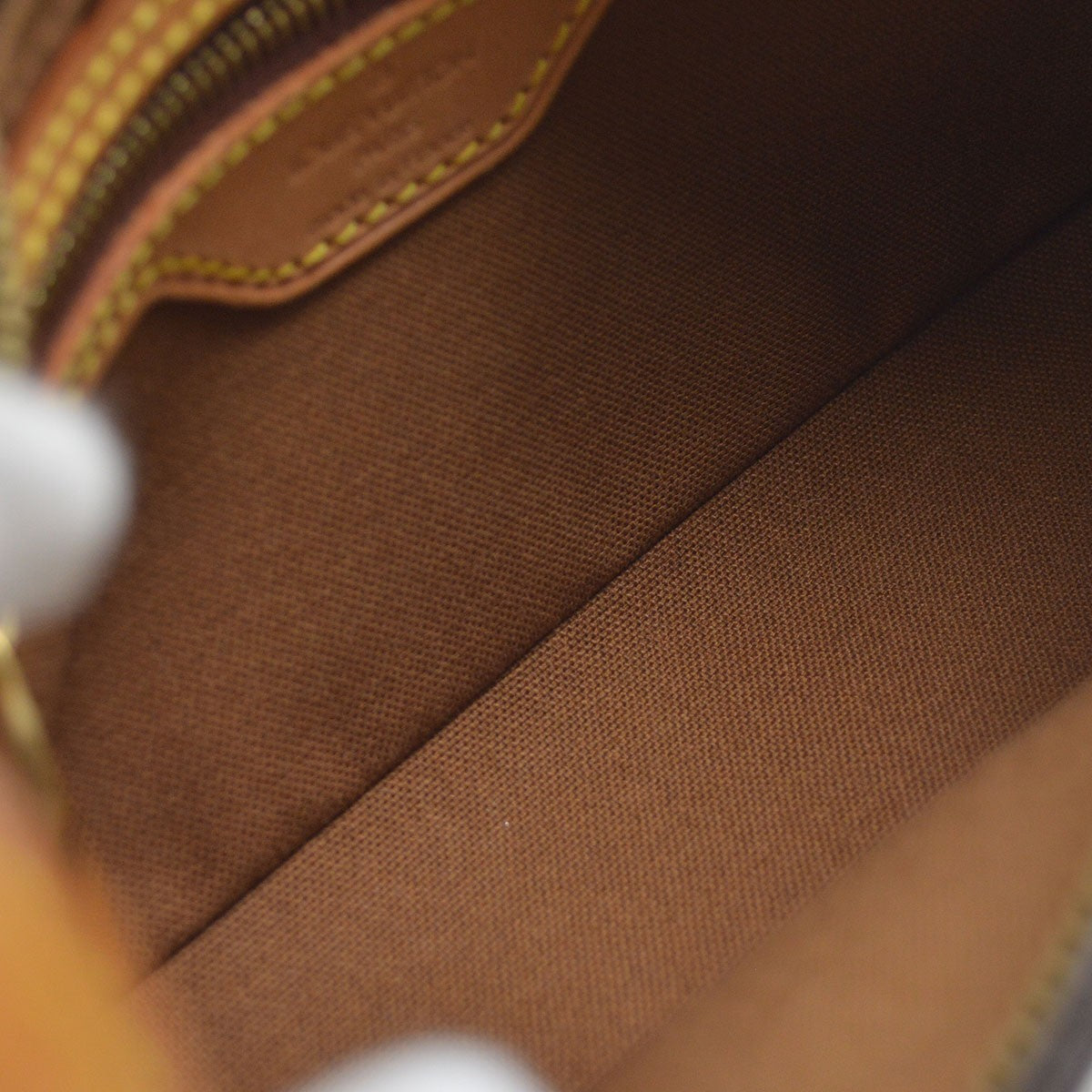 Borsa Louis Vuitton Trotteur Vintage in Tela Monogram Marrone