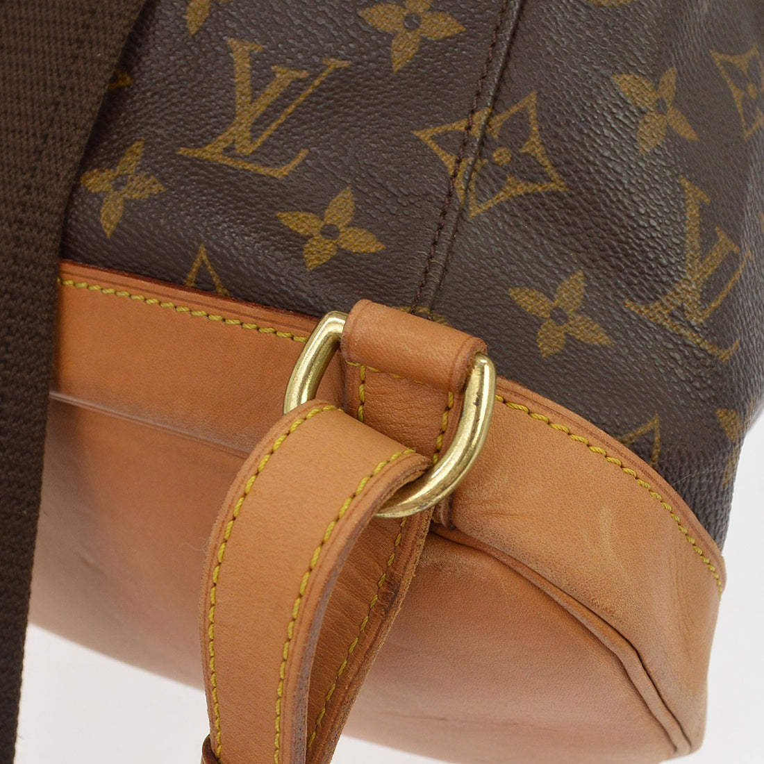 Borsa Louis Vuitton Montsouris GM Vintage in Tela Monogram e Pelle Marrone