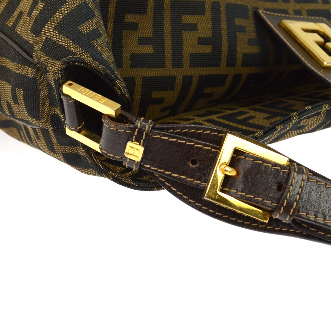Borsa Fendi Zucca Vintage in Tela Marrone