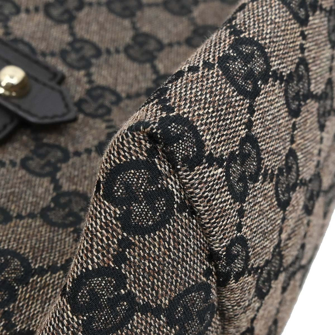Borsa Gucci GG Tote Vintage in Tela Marrone