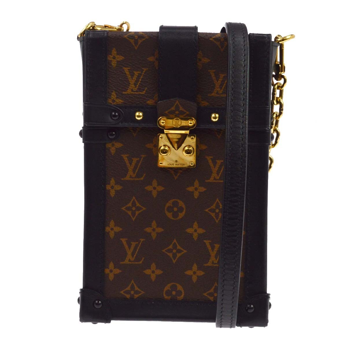 Louis Vuitton Monogram Pochette Trunk Shoulder Bag Vintage