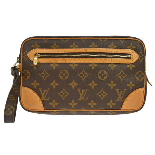 Pochette Louis Vuitton Marly Dragonne GM Vintage in Tela Monogram