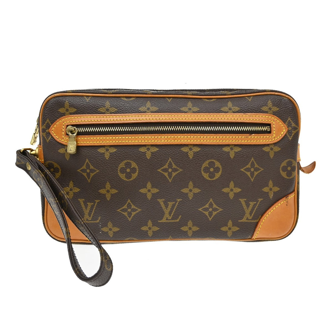 Pochette Louis Vuitton Marly Dragonne GM Vintage in Tela Monogram