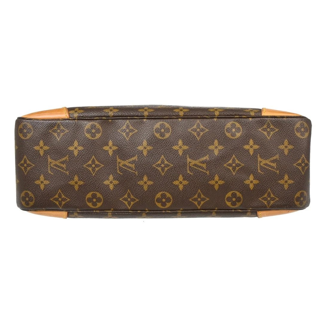 Borsa Louis Vuitton Boulogne 35 Shoulder Bag Vintage in Leather Marrone
