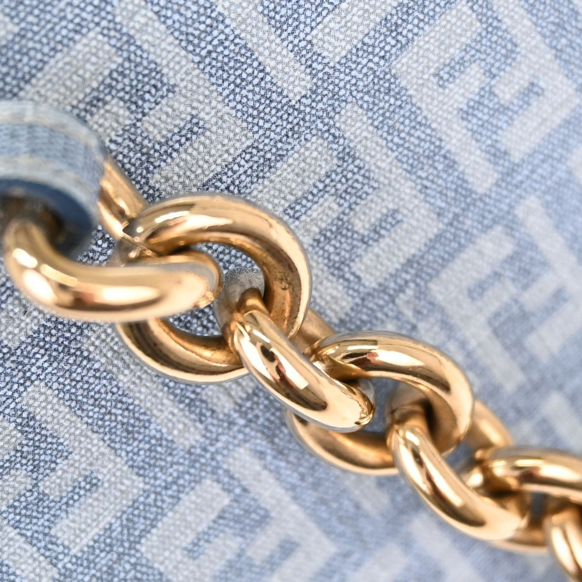 Borsa Fendi Zucchino Vintage in Tela Blu