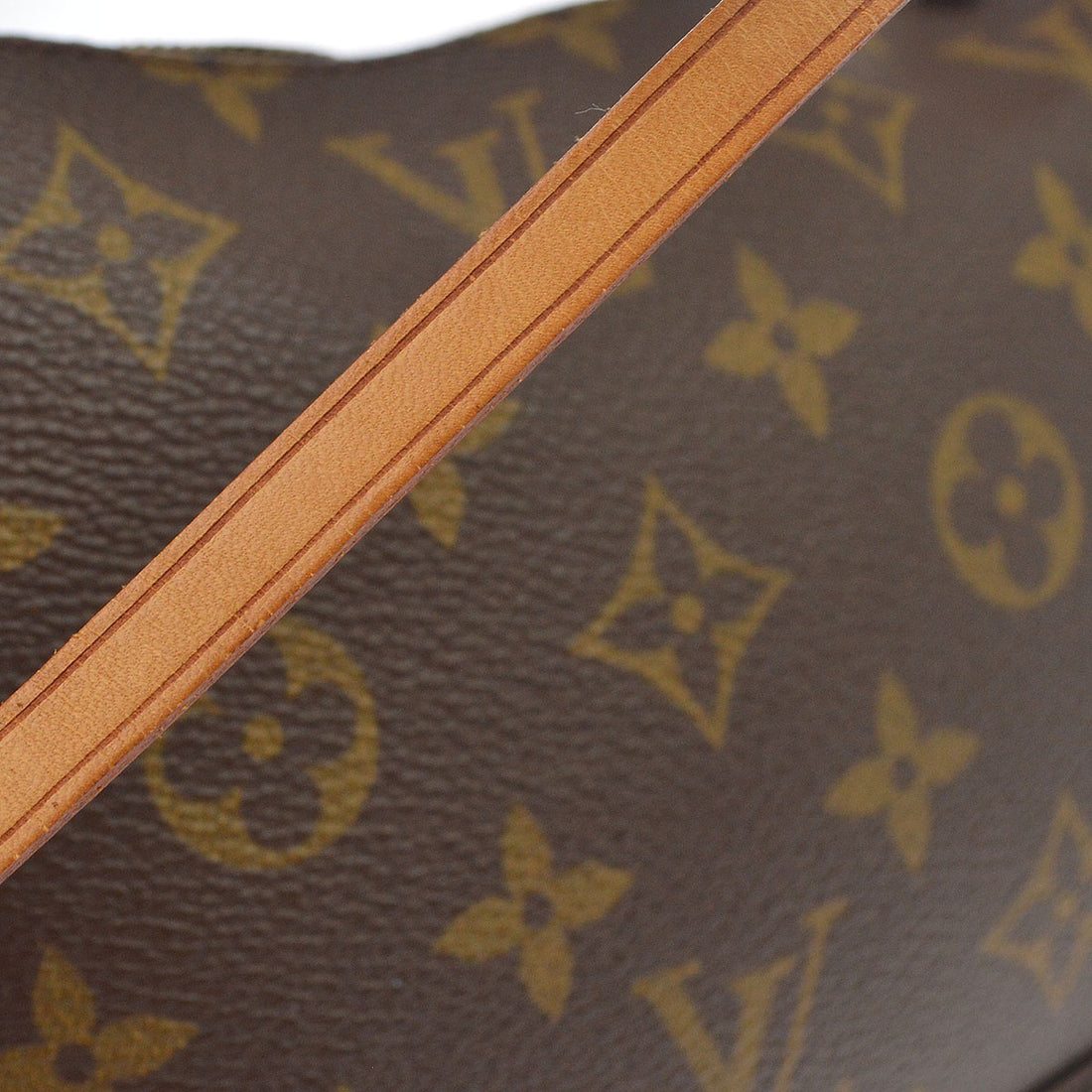 Borsa Louis Vuitton Pochette Accessoires Vintage in Tela Monogram e Pelle Marrone