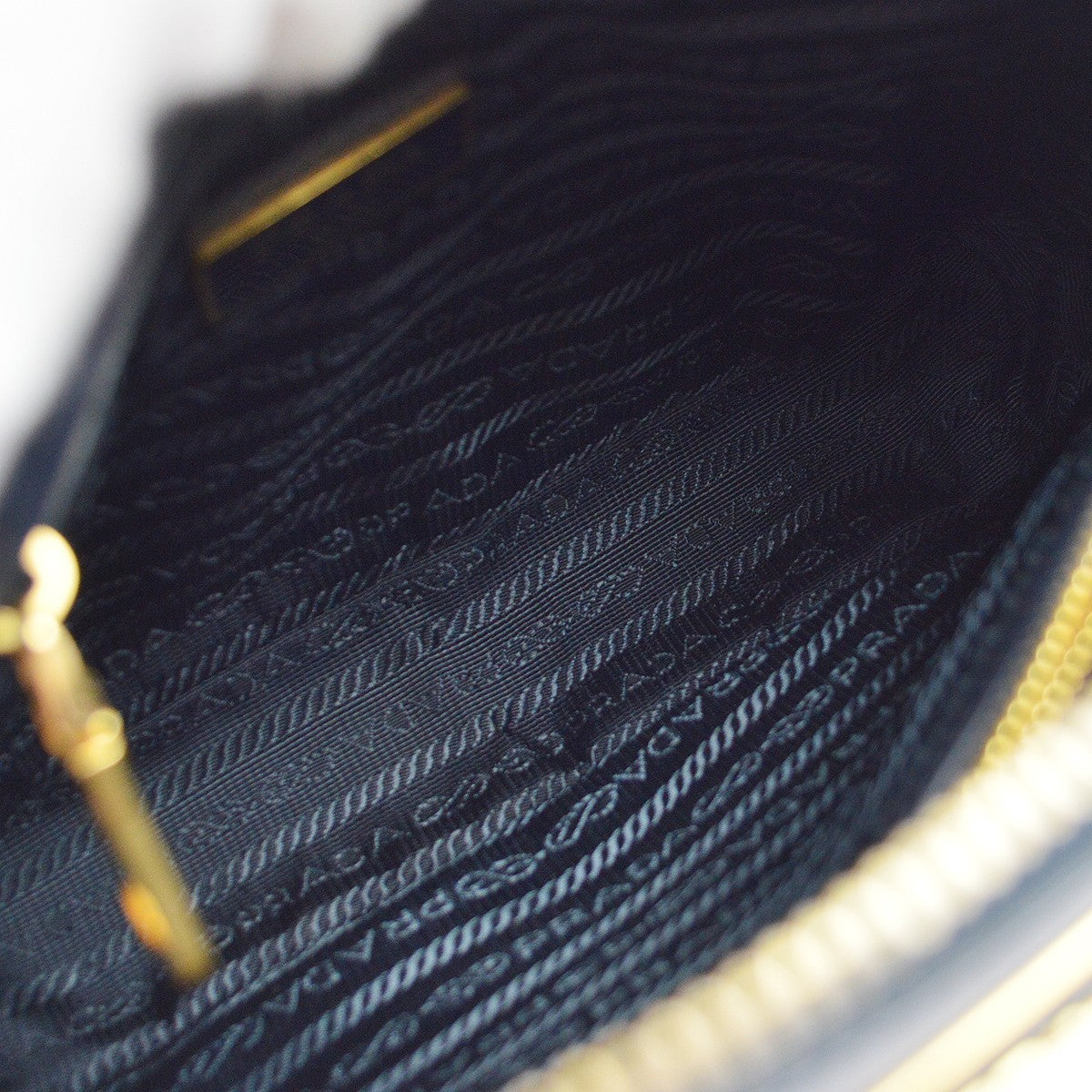 Prada Navy Leather Promenade Shoulder Handbag