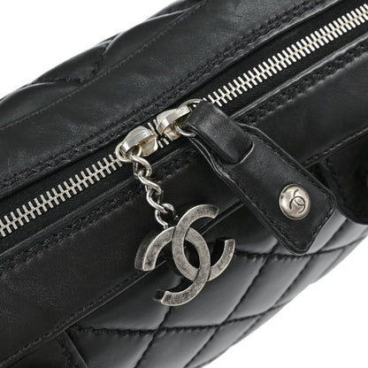Borsa Chanel Wild Stitch Vintage in Pelle di Vitello Nera