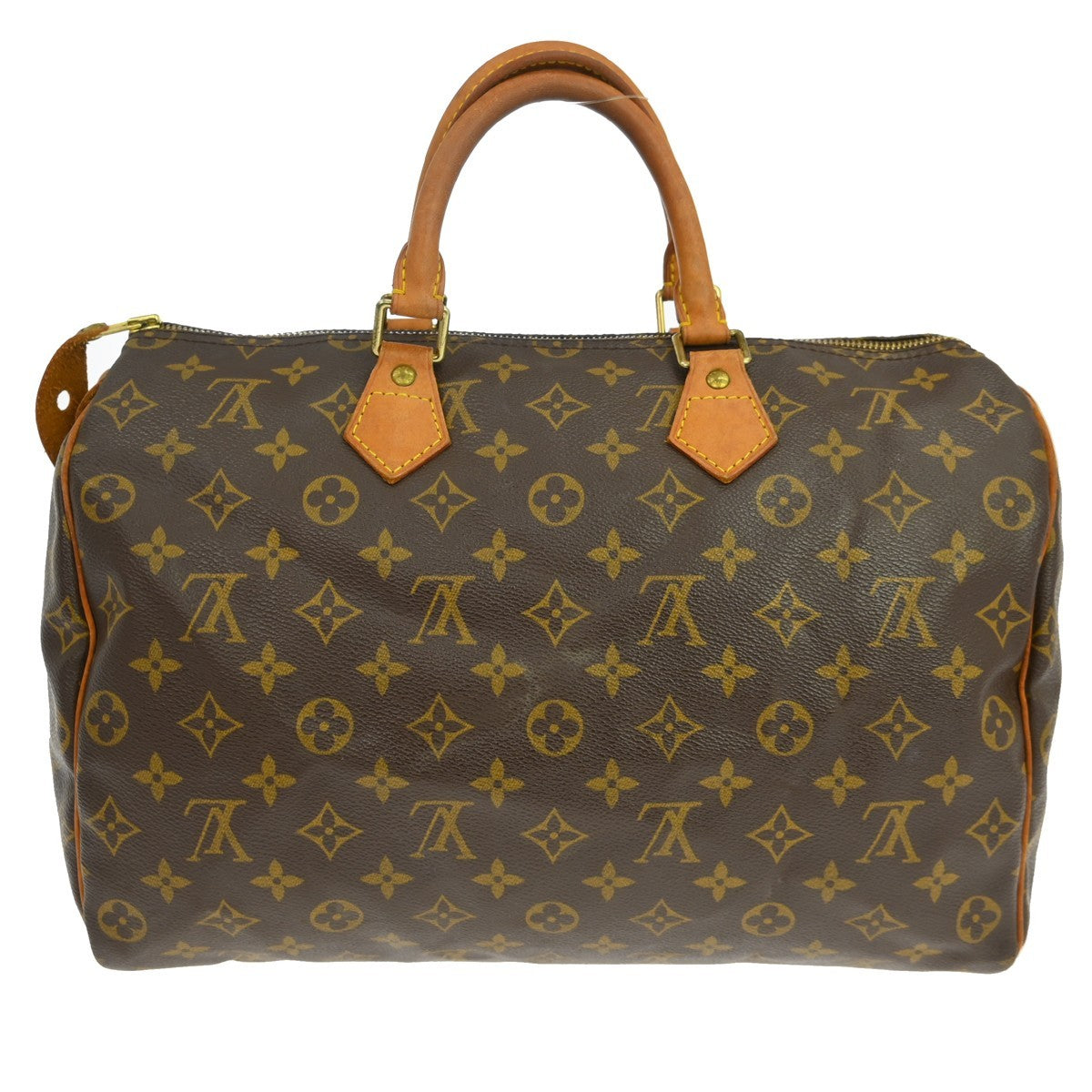 Borsa Louis Vuitton Speedy 35 Vintage in Tela Monogram Marrone