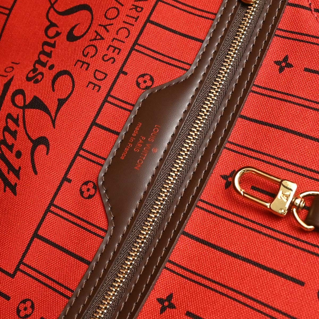 Louis Vuitton Damier Neverfull GM Tote Handbag Vintage