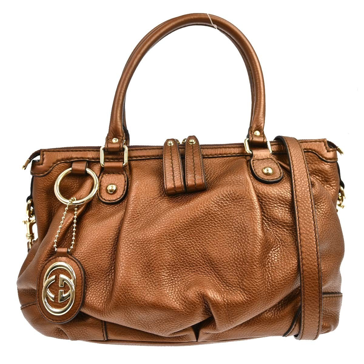Gucci Brown GG Sukey 2way Handbag